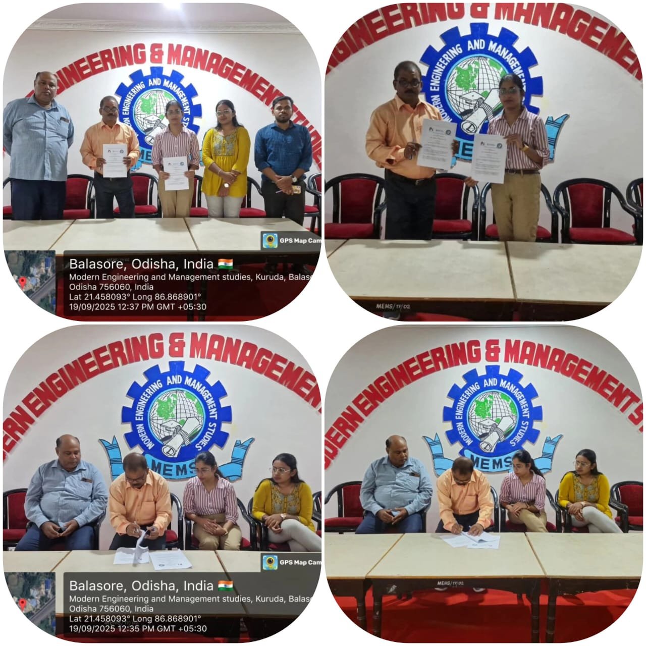 Signed MoU on Entrepreneurship & Incubation